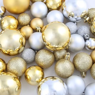 Božične bučke 100 kosov srebrne/zlate