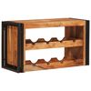 vidaXL Stojalo za vino Rjava 80 x 45 x 33 cm Masiven les akacije