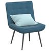 vidaXL Sprostitveni stol Blue 64x74x84 cm Velvet