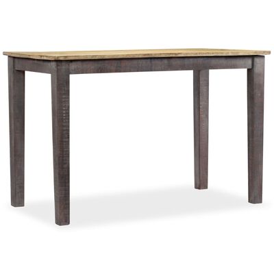 vidaXL Jedilna miza iz trdnega lesa starinska 118x60x76 cm