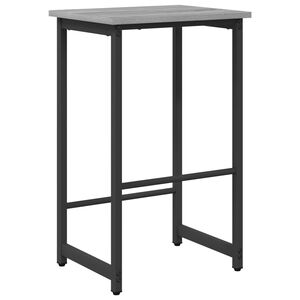vidaXL Barski stol Siva Sonoma 40 x 32 x 64 cm Inženirski les