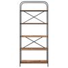 vidaXL Knjižna polica Star les 80 x 30 x 183 cm Konstruiran les