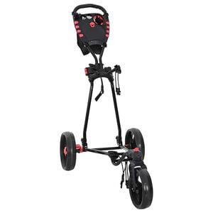 vidaXL Golf voziček Črna 110 x 60 x 132 cm elezo