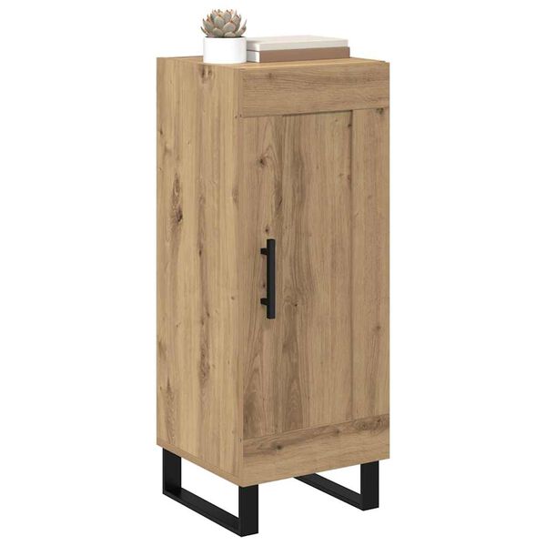 vidaXL Strani &scaron;al Umetni hrast 34,5 x 34 x 90 cm