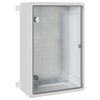 vidaXL Nadzorna omara Siva 47 x 20 x 50 cm ABS plastika