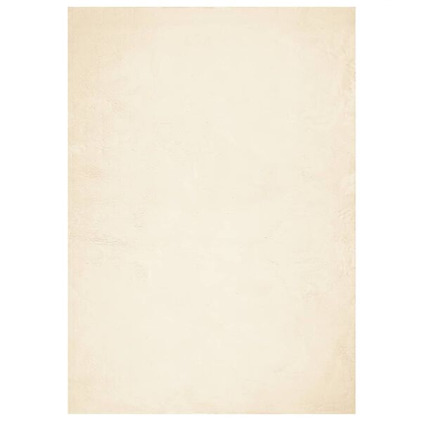 vidaXL Preproga s kratkimi vlakni mehka pralna krem 200x280 cm