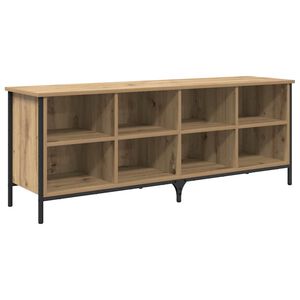 vidaXL Omara za čevlje s polico Umetni hrast 131 x 35 x 50 cm