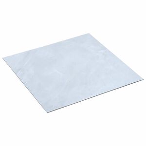 vidaXL Samolepilne Talne Plo&scaron;če Beli marmor 30,5 x 30,5 cm 20 kos PVC
