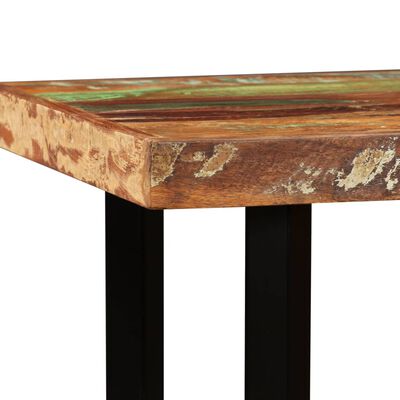vidaXL Barska miza iz trdnega predelanega lesa 120x60x107 cm