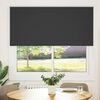 vidaXL Roleta Blackout Black 145x150 cm Širina tkanine 141,6 cm