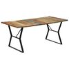 vidaXL Jedilna miza 180x90x76 cm trden predelan les