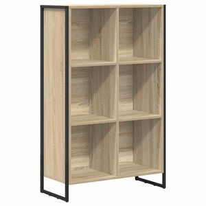 vidaXL Knjigovni omar 99,5 x 30 x 108,5 cm Inženirski les Sonoma