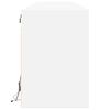 vidaXL Stenska TV omarica z LED lučkami bela 180x31x45 cm