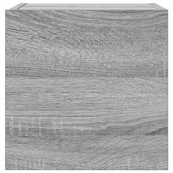 vidaXL Stenska TV omarica 4 kosi siva sonoma 30,5x30x30 cm