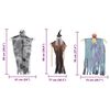 vidaXL Halloween viseči duh 3 pcs večbarvno 61 x 97 cm Poliester