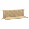 vidaXL Blazina za vrtno klop 2 kosa melanž bež 150x50x7 cm blago