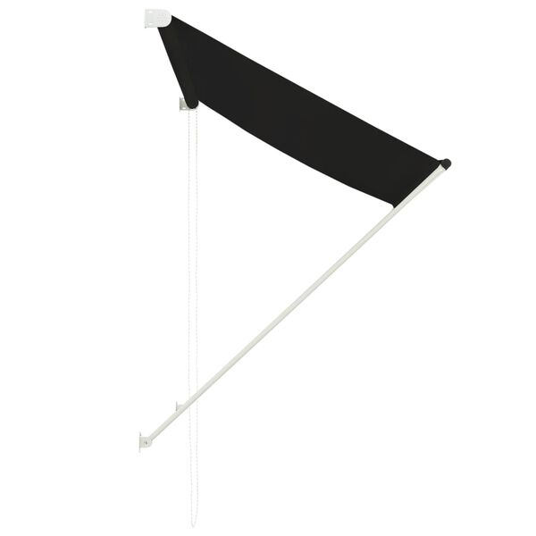 vidaXL Zložljiva tenda 100x150 cm antracitna