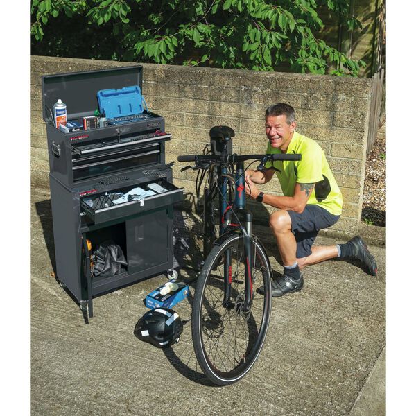 Draper Tools Omara / skrinja za orodje na kolesih Combo 61,6x33x99,8cm