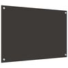 vidaXL Za&scaron;čita za kuhinjo 2 pcs Temno siva 90 x 60 cm kaljeno steklo