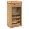 vidaXL Omara za vino PANAMA 57x40x111,5 cm trdna borovina
