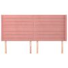 vidaXL Vzglavje z ušesi roza 163x16x118/128 cm žamet