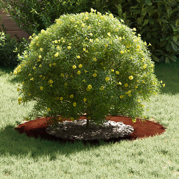 vidaXL primeren za ravne obroče dreves 5 pcs Rjava &Oslash;40 / 70 cm