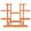 vidaXL Stojalo za rastline 110x25x110,5 cm trden les jelke