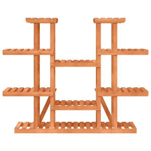 vidaXL Stojalo za rastline 110x25x110,5 cm trden les jelke
