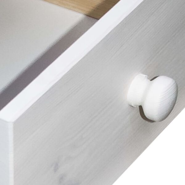 vidaXL Nočna omarica 41x30x42 cm trdna borovina