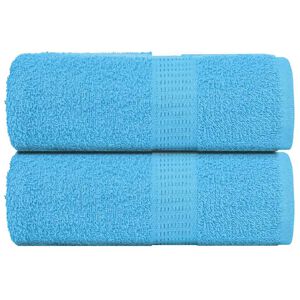 vidaXL Brisače za umivanje FROGN 2 kosa turkizne 30x30 cm 360 g/m&sup2;