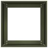 vidaXL Sadilnik Olive Green 40x40x40 cm Hladno valjano jeklo