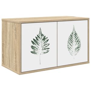 vidaXL Stenska TV omarica HANAU 69 x 33 x 40 cm Sonoma hrast