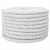 vidaXL Bombažna vrv 20 mm 25 m Bela 100% Bombaž
