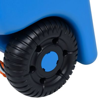 vidaXL Posoda za vodo na kolesih za kampiranje 25 L modra