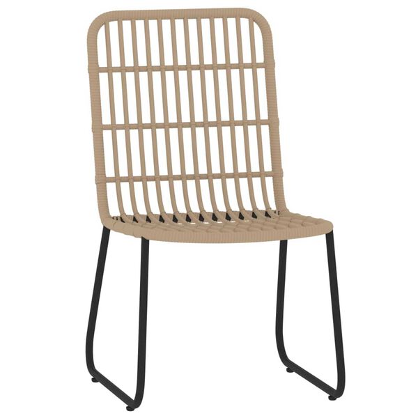 vidaXL Vrtna jedilna garnitura 9-delna hrast