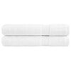 vidaXL Premium brisače za savno SOLUND 2 kosa bela 80x200 cm 600 gsm