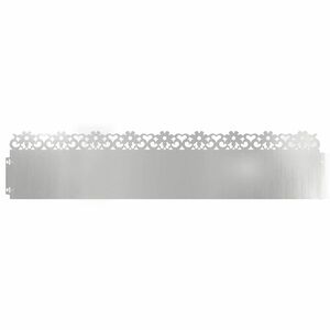vidaXL Robniki za trato 10 kos 103 x 0,05 x 22 cm Pocinkano jeklo