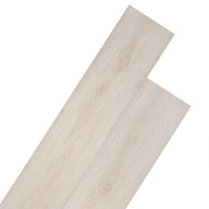 vidaXL Deske za talne obloge Hrast klasična bela 5,02 m&sup2; 36 kos PVC