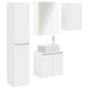 vidaXL Komplet omaric za kopalnico 5 pcs Bela 53 x 15,5 x 70 cm
