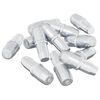 vidaXL Polica Peg 12 pcs srebrna 7 x 16 mm elezo