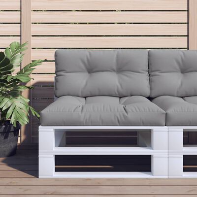 vidaXL Blazina za kavč iz palet siva 80x40x12 cm