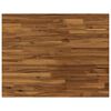 vidaXL Pravokotna miza 90 x 70 x 3,2 cm Pravokotna Masiven les akacije