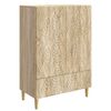 vidaXL Strani &scaron;al Sonoma hrast 66 x 34,5 x 95 cm Inženirski les