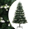 vidaXL Umetna novoletna jelka s snegom 150 cm
