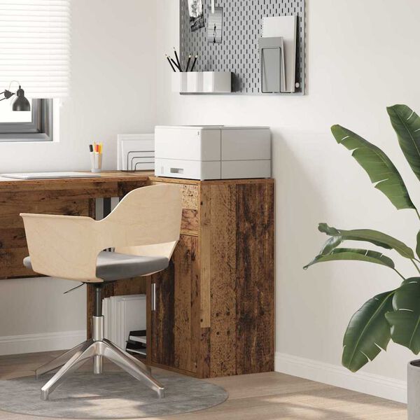 vidaXL Strani šal s predalom Star les 38 x 34 x 75 cm