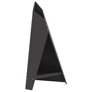 vidaXL Kamin za ogenj Črna 58 x 40 x 100 cm Vremensko odporno jeklo