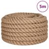 vidaXL Vrv iz jute 5 m dolžina 50 mm debelina