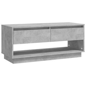 vidaXL TV omarica betonsko siva 102x41x44 cm iverna plo&scaron;ča