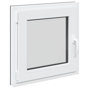 vidaXL Okno za klet RISOR 50 x 50 cm PVC in steklo Antracit