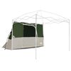 vidaXL Notranji &scaron;otor s streho Zelena 280 x 220 x 176 cm tafeta